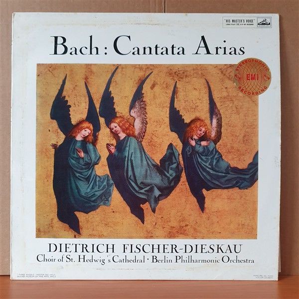 BACH: CANTANA ARIAS / DIETRICH FISCHER-DIESKAU, CHOIR OF ST. HEDWIG'S CATHEDRAL, BERLIN PHILHARMONIC ORCHESTRA (1959) - LP 2.EL PLAK