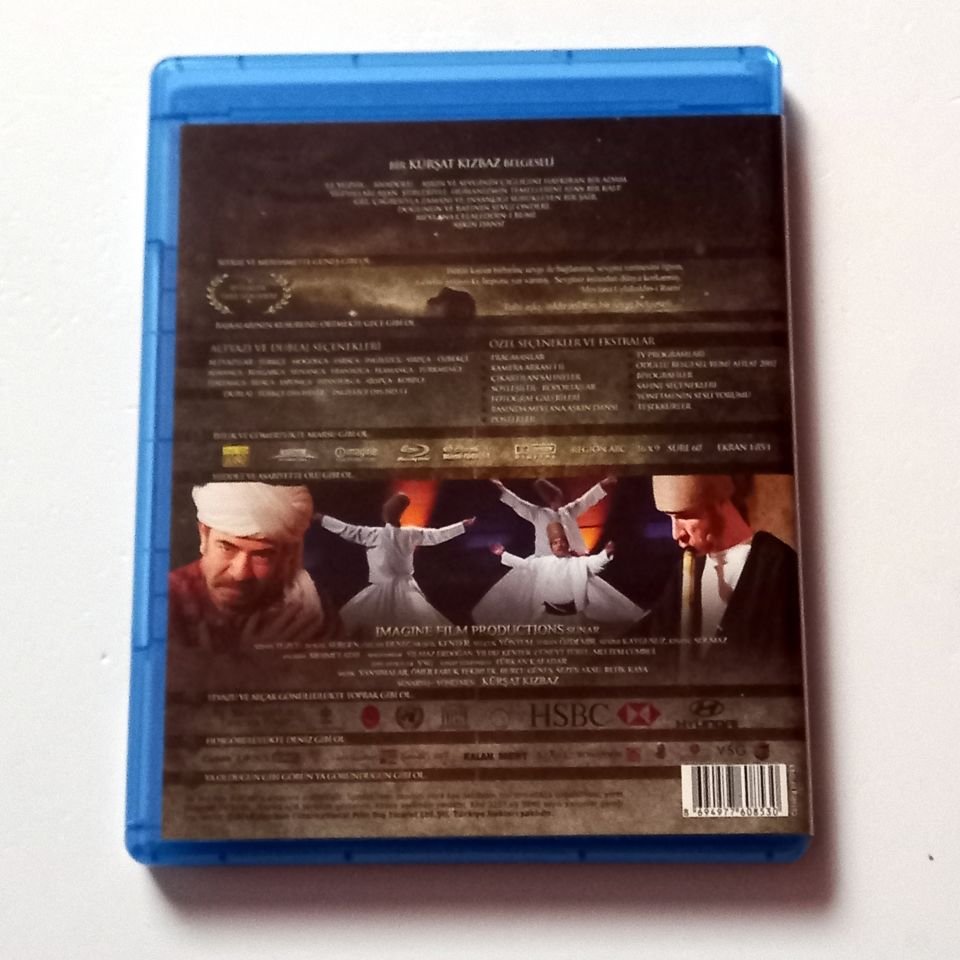 MEVLANA / AŞKIN DANSI - SİNAN TUZCU, BURAK SERGEN, ÖZCAN DENİZ - YÖN.: KÜRŞAT KIZBAZ - BLU-RAY 2.EL