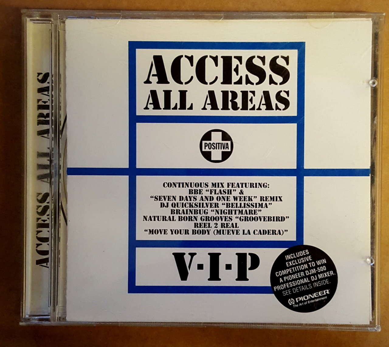ACCESS ALL AREAS V.I.P. POSITIVA RECORDS COMPILATION (1997) CD 2.EL