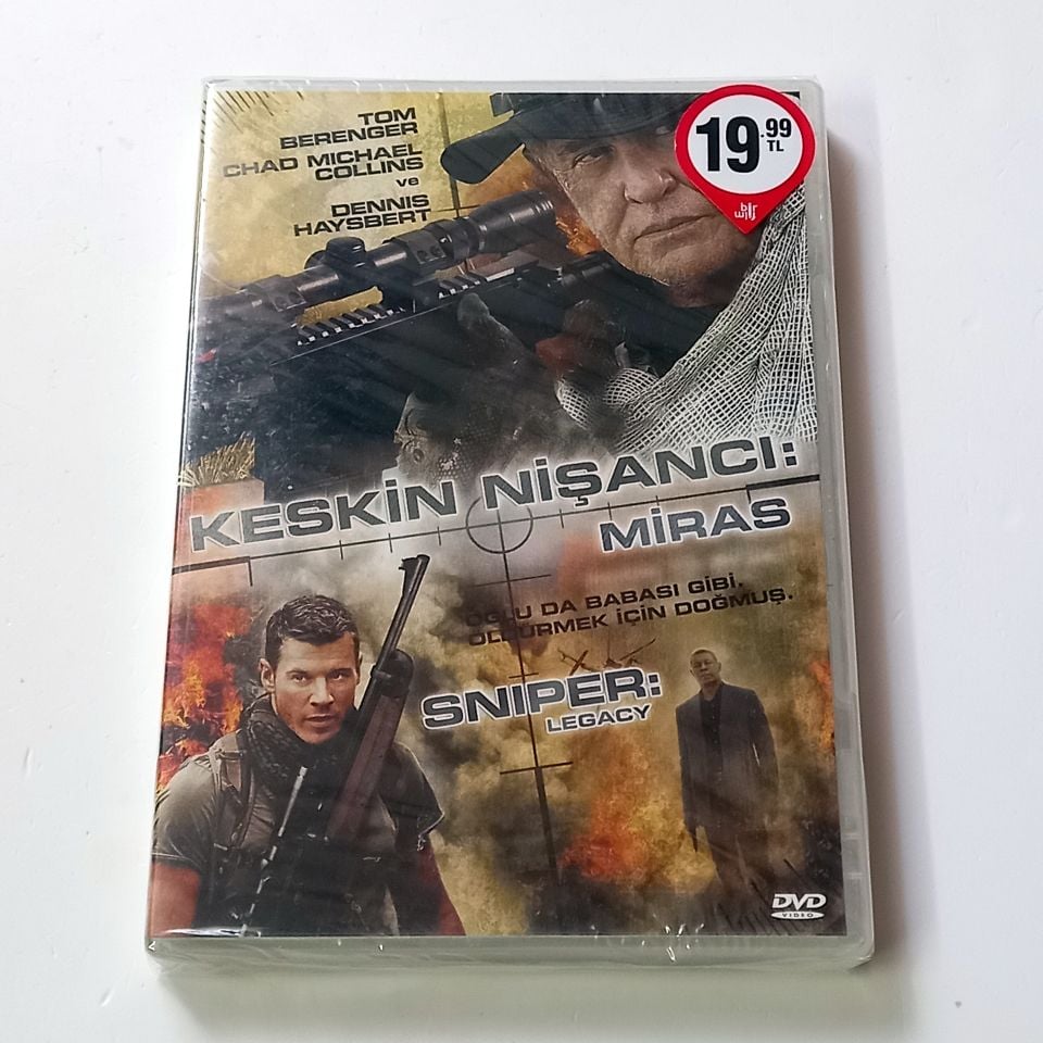 KESKİN NİŞANCI: MİRAS / SNIPER: LEGACY - TOM BERENGER, CHAD MICHAEL COLLINS, YÖN.:DON MICHAEL PAUL  - DVD AMBALAJINDA SIFIR