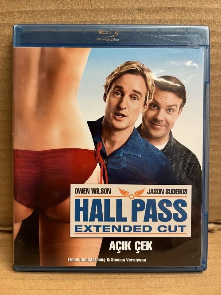 HALL PASS - AÇIK ÇEK - OWEN WILSON - JASON SUDEKIS - BLU-RAY 2.EL