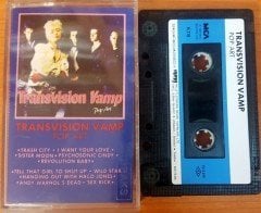 TRANSVISION VAMP - POP ART (1988) MMY CASSETTE MADE IN TURKEY ''USED'' PAPER LABEL