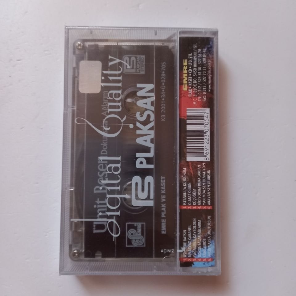 ÜMİT BESEN - DOKUNSALAR AĞLARIM (2001) - KASET SIFIR
