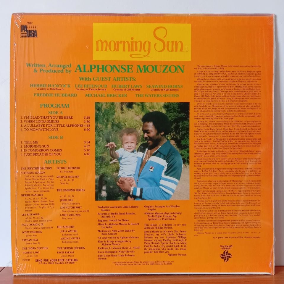 ALPHONSE MOUZON – MORNING SUN (1981) - LP 2.EL PLAK