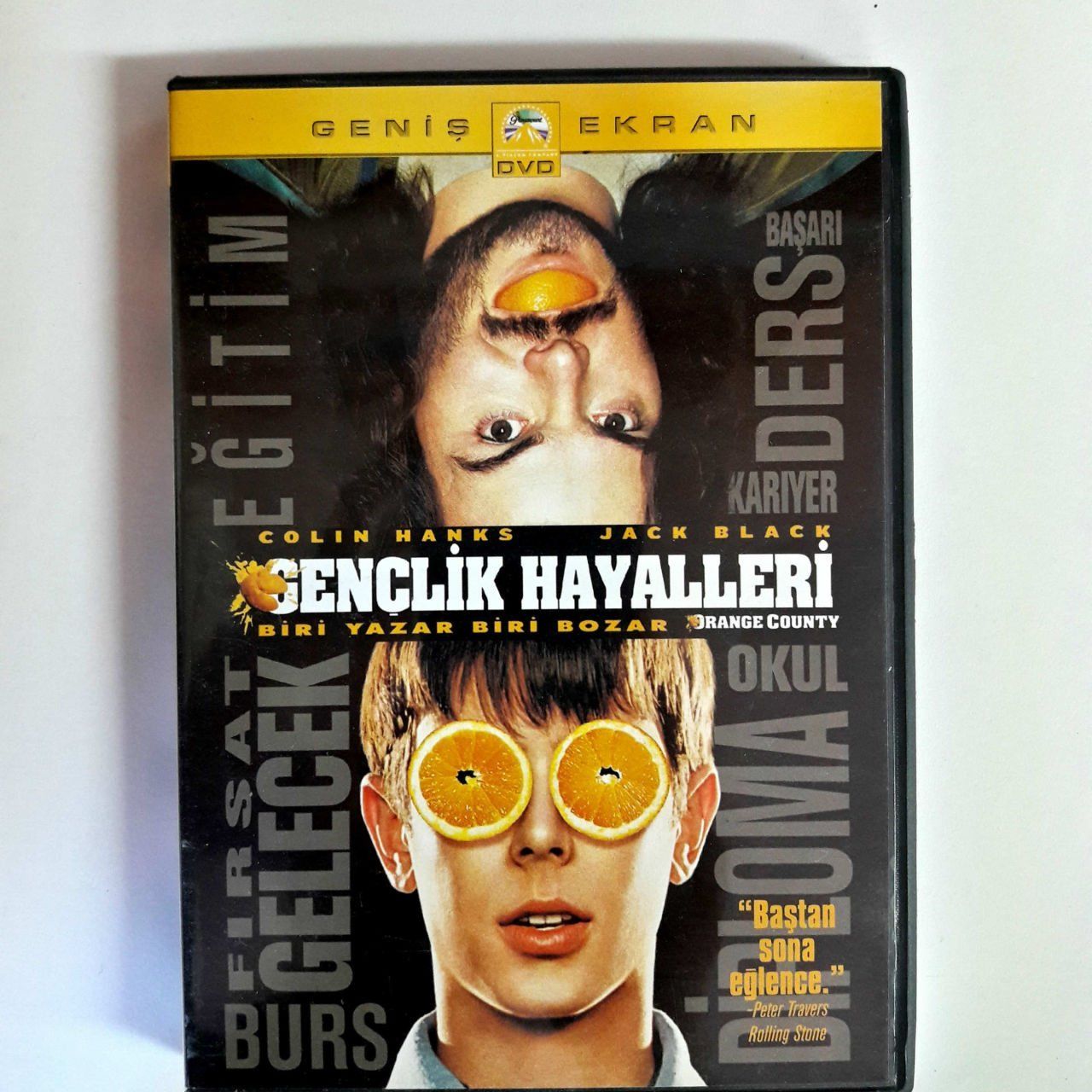 GENÇLİK HAYALLERİ - ORANGE COUNTY - JACK BLACK - DVD 2.EL