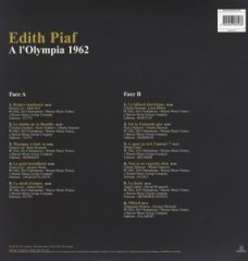 EDITH PIAF - A L'OLYMPIA 1962 - LP SIFIR