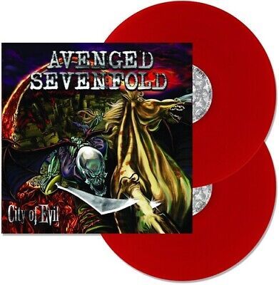 AVENGED SEVENFOLD - CITY OF EVIL (2005) - 2xLP 2023 TRANSLUCENT RED VINYL SIFIR PLAK