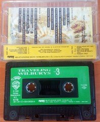 TRAVELING WILBURYS - VOL 3 (1990) MMY CASSETTE MADE IN TURKEY ''USED'' PAPER LABEL