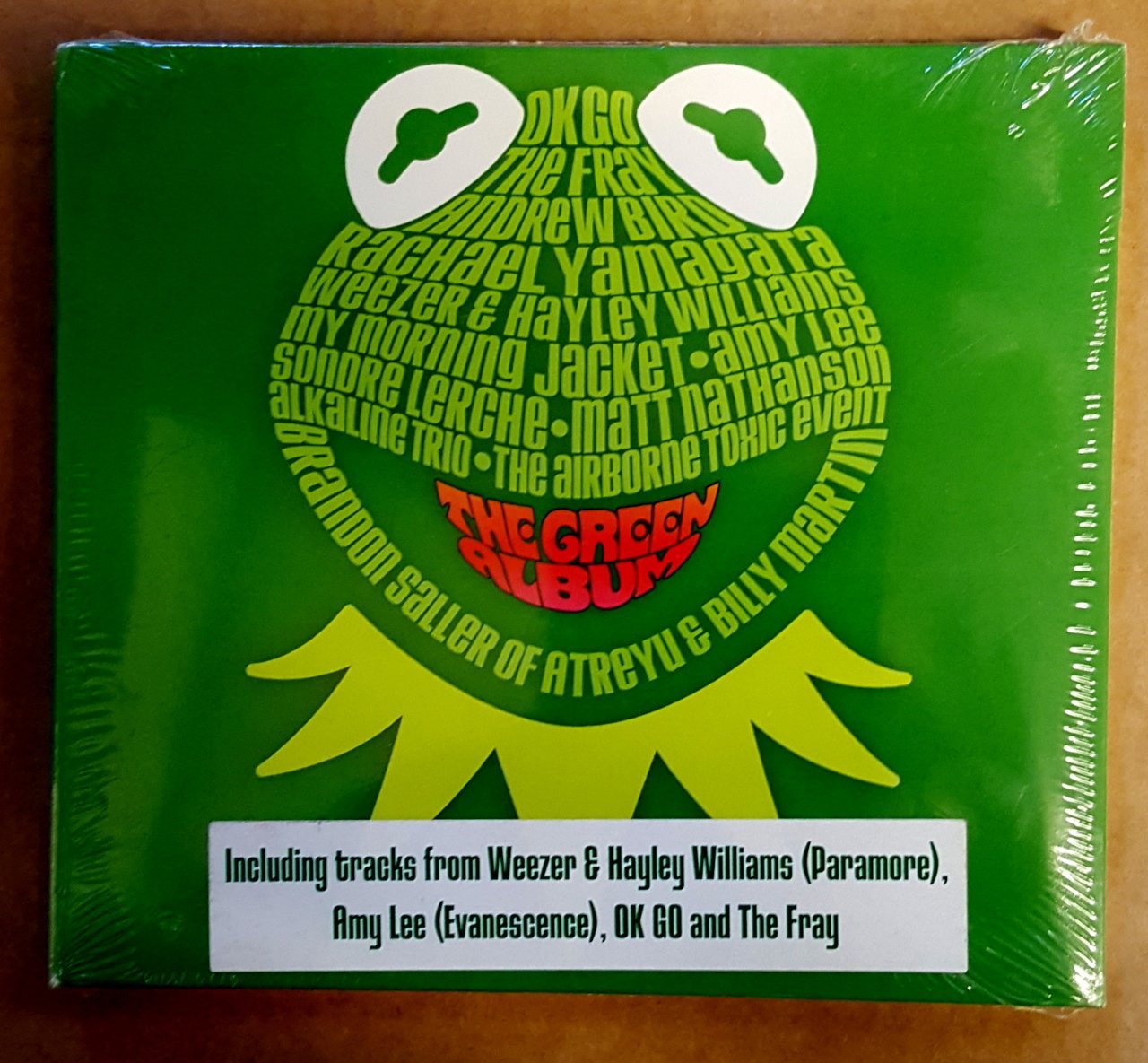 MUPPETS THE GREEN ALBUM KARIŞIK ALTERNATIVE ROCK INDIE (2011) CD AMY LEE WEEZER HAYLEY WILLIAMS SIFIR