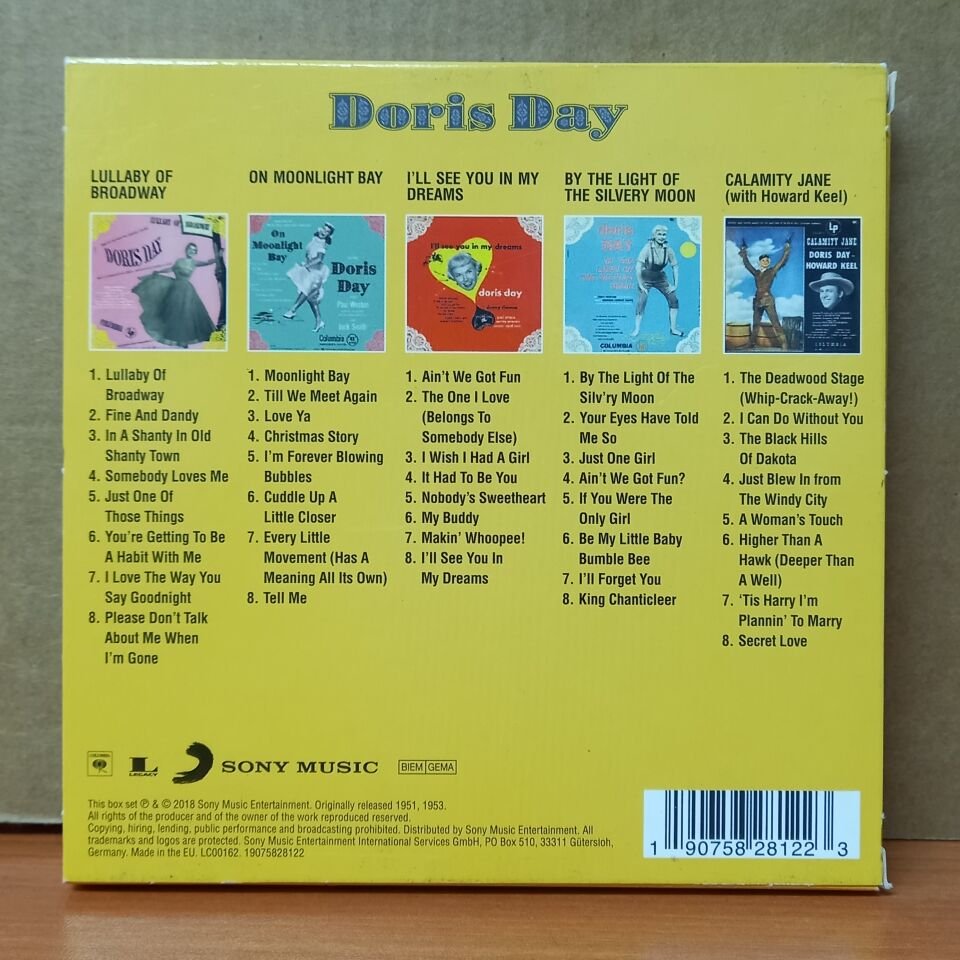 DORIS DAY - ORIGINAL ALBUM CLASSICS (2018) - 5CD 2.EL