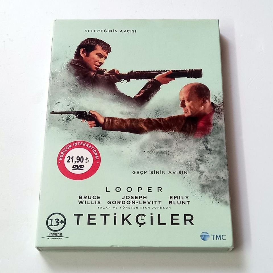 TETİKÇİLER / LOOPER - BRUCE WILLIS, JOSEPH GORDON-LEVITT, EMILY BLUNT, YÖN.: RIAN JOHNSON  - DVD SLIPCASE 2.EL