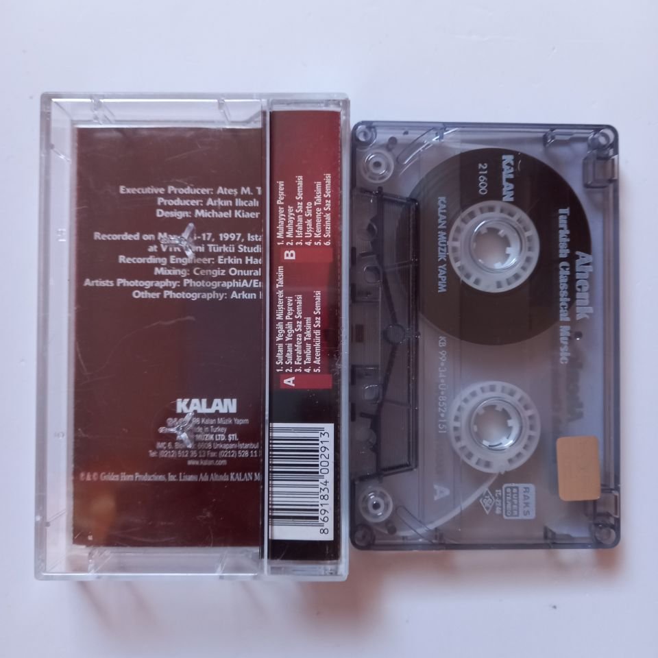 AHENK / MURAT AYDEMİR, DERYA TÜRKAN / TUSKISH CLASSICAL MUSIC (1999) -  KASET 2.EL