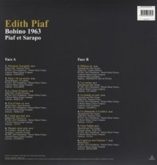 EDITH PIAF & THEO SARAPO - RECITAL BOBINO 1963 LP SIFIR