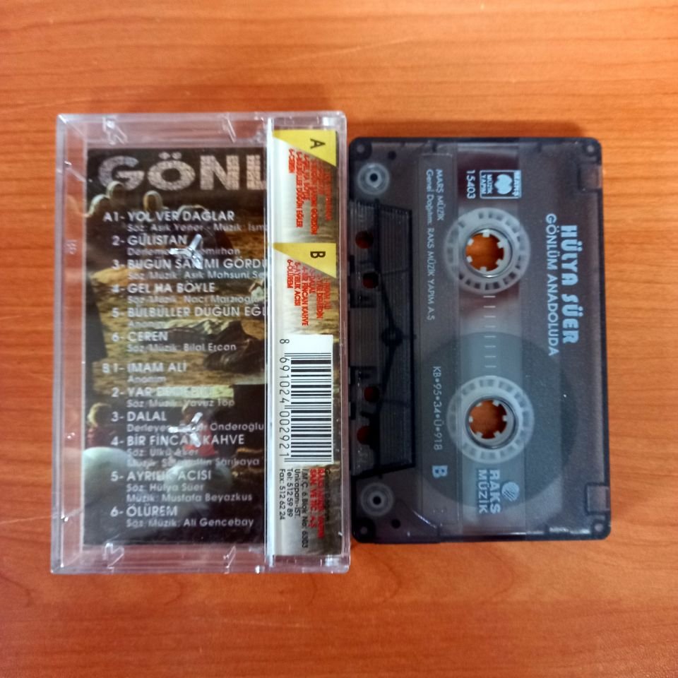 HÜLYA SÜER - GÖNLÜM ANADOLUDA (1995) - KASET 2.EL