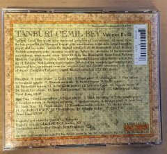TANBURİ CEMİL BEY - VOLUMES II & III (1995) - 2CD TRADITIONAL CROSSROADS 2.EL