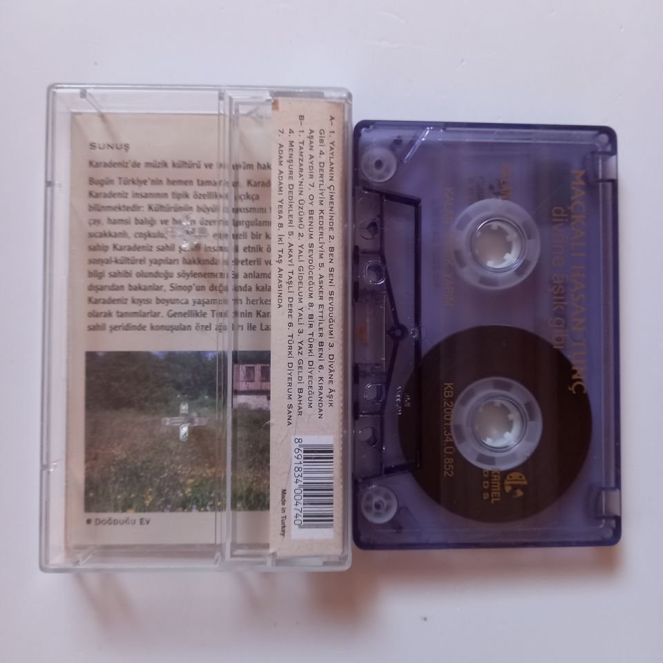MAÇKALI HASAN TUNÇ - DİVANE AŞIK GİBİ (2001) -  KASET 2.EL