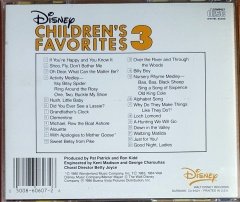 WALT DISNEY CHILDREN'S FAVORITES 3 SOUNDTRACK (1986) - CD WALT DISNEY RECORDS 2.EL