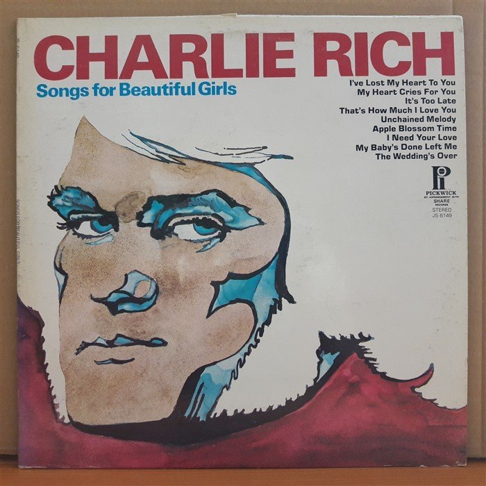 CHARLIE RICH - SONGS FOR BEAUTIFUL GIRLS - LP 2.EL PLAK