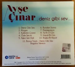 AYŞE ÇINAR - DENİZ GİBİ SEV (2016) - CD İMZALI 2016 2.EL