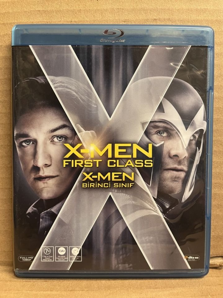 X-MEN FIRST CLASS - BİRİNCİ SINIF - MICHAEL FASSBENDER - MARVEL - BLU-RAY 2.EL