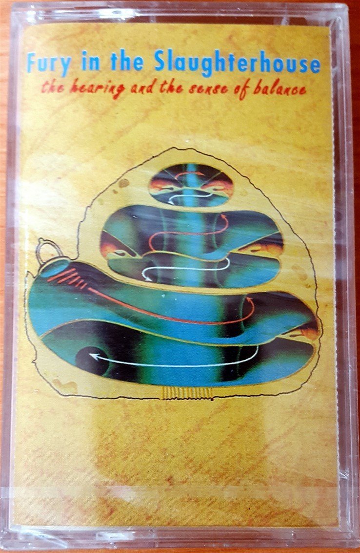 FURY IN THE SLAUGHTERHOUSE - THE HEARING AND THE SENSE OF BALANCE (1995) RAKS CASSETTE MADE IN TURKEY ''NEW''