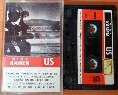 NICK KAMEN - US (1988) MMY CASSETTE MADE IN TURKEY ''USED'' PAPER LABEL