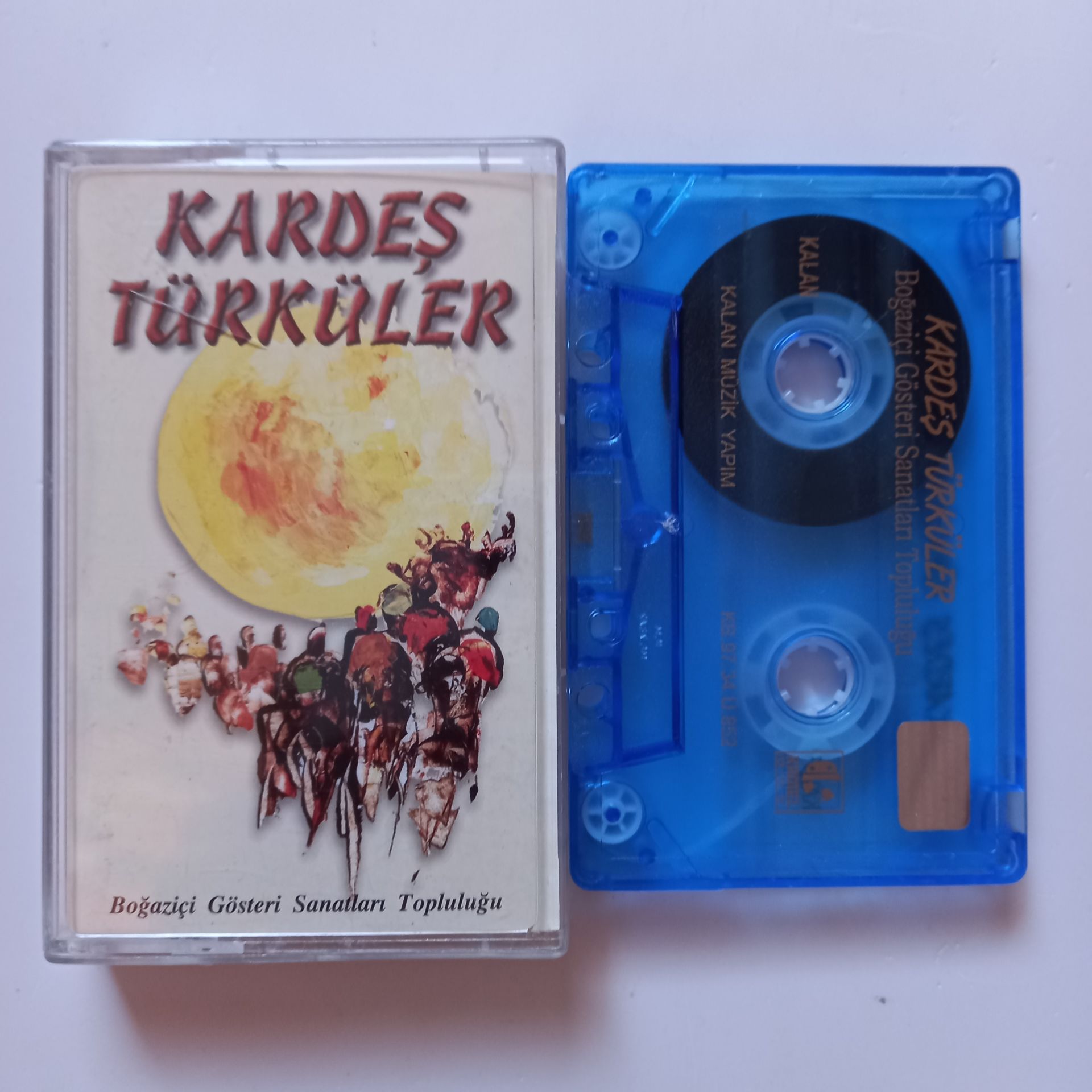 KARDEŞ TÜRKÜLER / BOĞAZİÇİ GÖSTERİ SANATLARI TOPLULUĞU (1997) -  KASET 2.EL