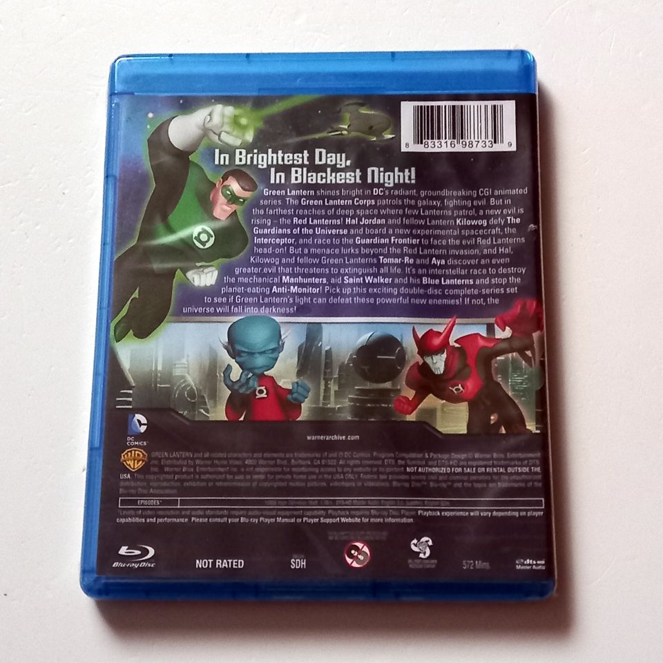 GREEN LANTERN THE ANIMATED SERIES - ANİMASYON 1. SEZON - BLU-RAY SIFIR 1. BÖLGE TR ALTYAZI YOKTUR