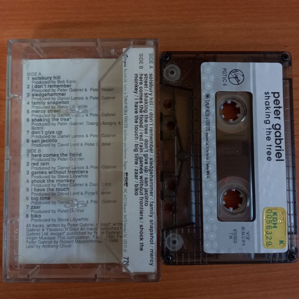 PETER GABRIEL - SHAKING THE TREE / SIXTEEN GOLDEN GREATS (1990) - KASET 2.EL