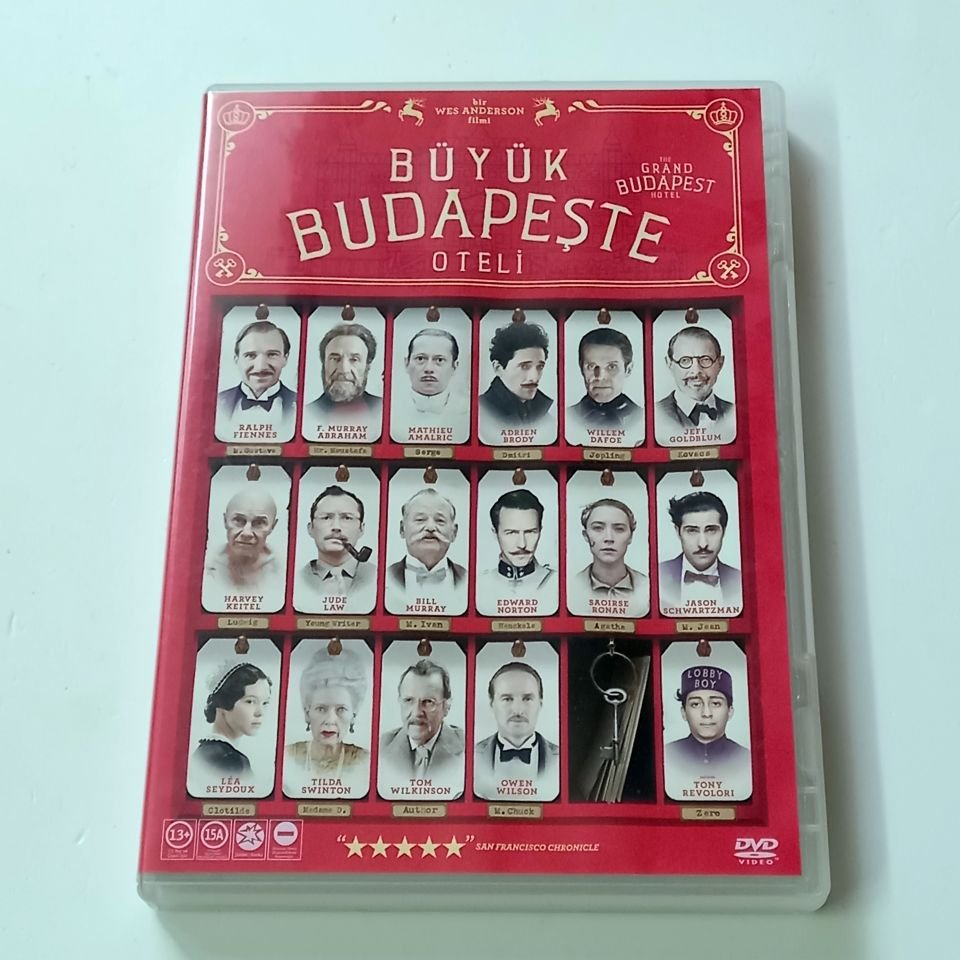 BÜYÜK BUDAPEŞTE OTELİ / THE GRAND BUDAPEST HOTEL - RALPH FIENNES, ADRIEN BRODY, BILL MURRAY, TILDA SWINTON, YÖN.: WES ANDERSON  - DVD 2.EL