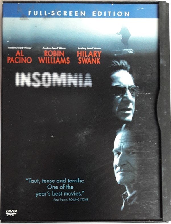 INSOMNIA - AL PACINO - ROBIN WILLIAMS - HILARY SWANK - CHRISTOPHER NOLAN - FULL SCREEN EDITION - SNAPCASE DVD 2.EL (1* BÖLGE)