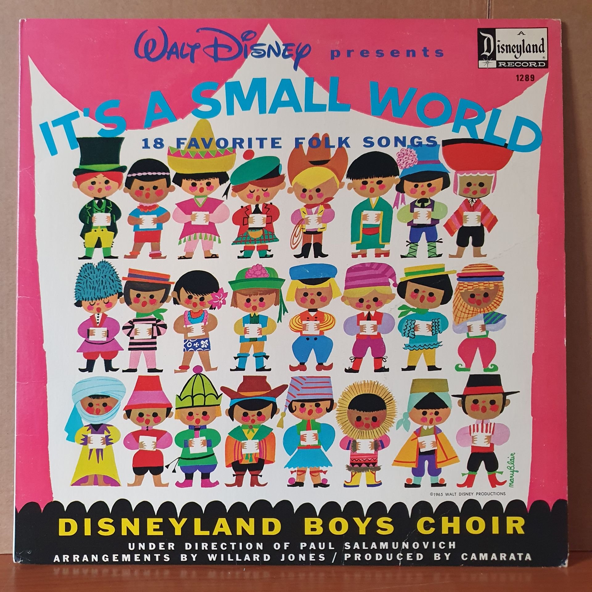 IT'S A SMALL WORLD / DISNEYLAND BOYS CHOIR (1965) - LP 2.EL PLAK