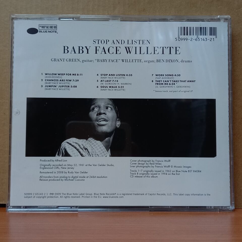 BABY FACE WILLETTE - STOP AND LISTEN (2009) - CD 2.EL
