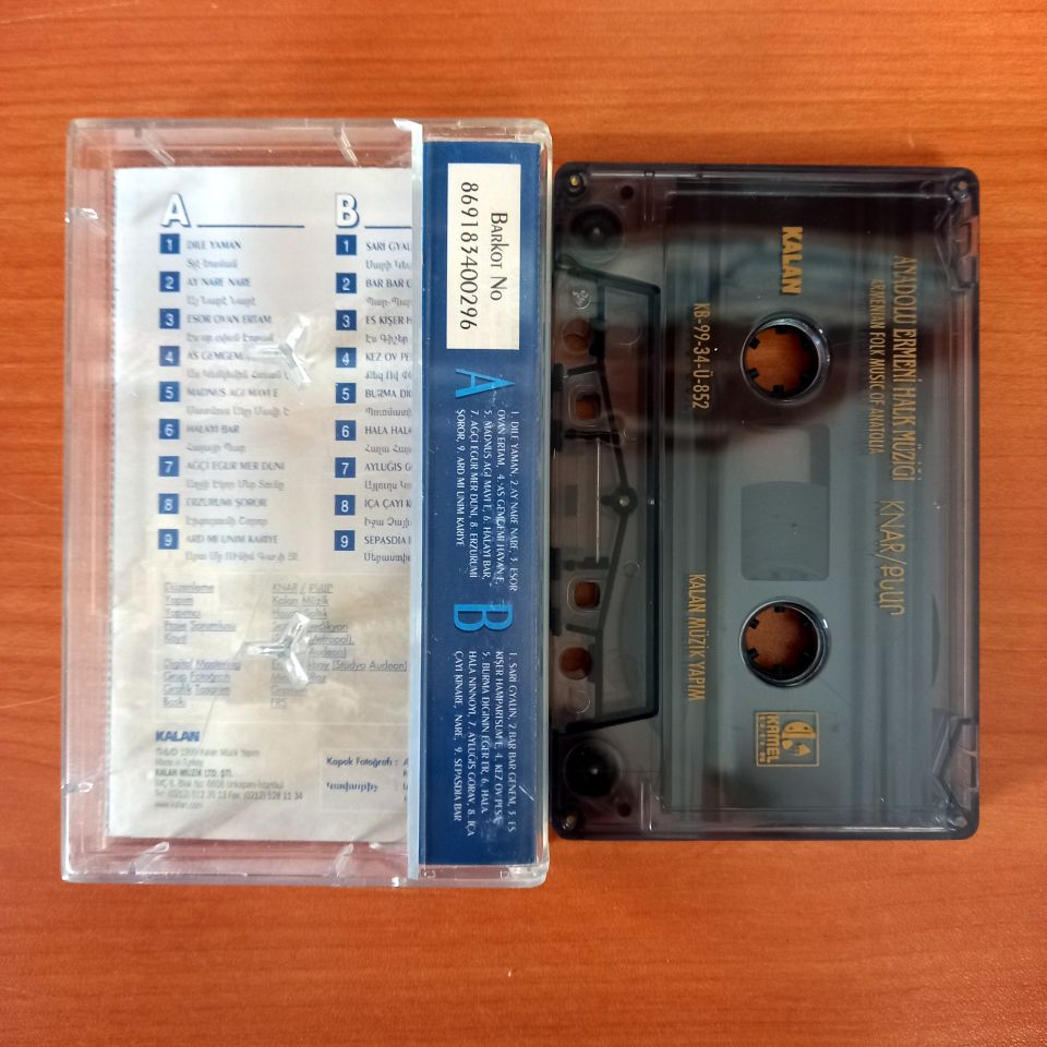 KNAR / ANADOLU ERMENİ HALK MÜZİĞİ (1999) - KASET 2.EL