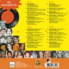 BİR ZAMANLAR VOL 4 - KARIŞIK 70ler 80ler TÜRKÇE POP - 2LP 2019 BASKI SIFIR PLAK