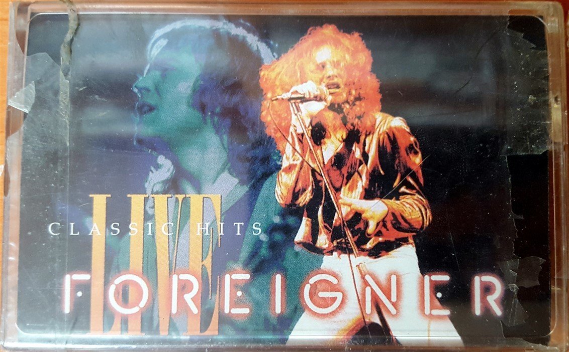FOREIGNER - CLASSIC HITS LIVE CASSETTE MADE IN TURKEY ''NEW''