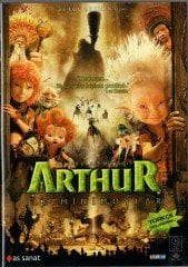 ARTHUR İLE MİNİMOYLAR - ARTHUR ET LES MINIMOYS - ANİMASYON - LUC BESSON - DVD 2.EL