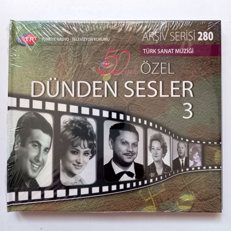 50. YIL ÖZEL DÜNDEN SESLER 3 / TÜRK SANAT MÜZİĞİ / TRT ARŞİV SERİSİ 280 - CD SIFIR