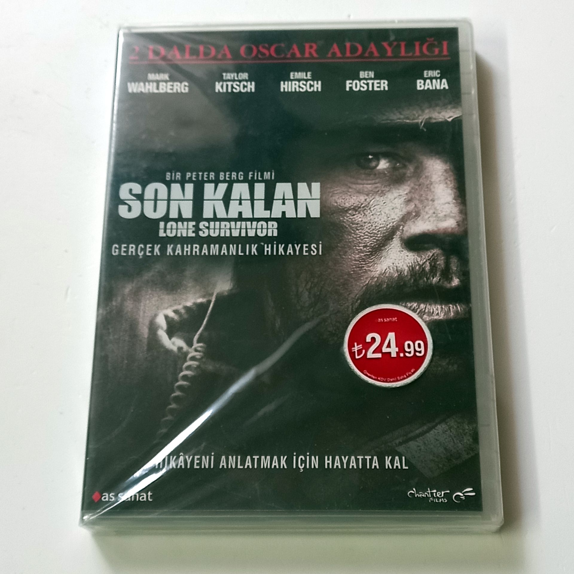 SON KALAN / LONE SURVIVOR - MARK WAHLBERG, TAYLOR KITSCH, EMILE HIRSCH, YÖN.: PETER BERG  - DVD AMBALAJINDA SIFIR