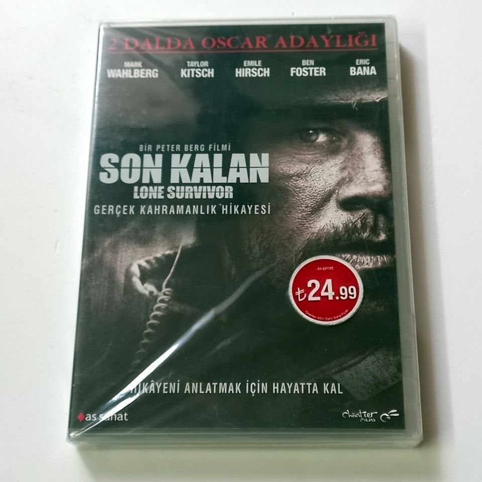 SON KALAN / LONE SURVIVOR - MARK WAHLBERG, TAYLOR KITSCH, EMILE HIRSCH, YÖN.: PETER BERG  - DVD AMBALAJINDA SIFIR