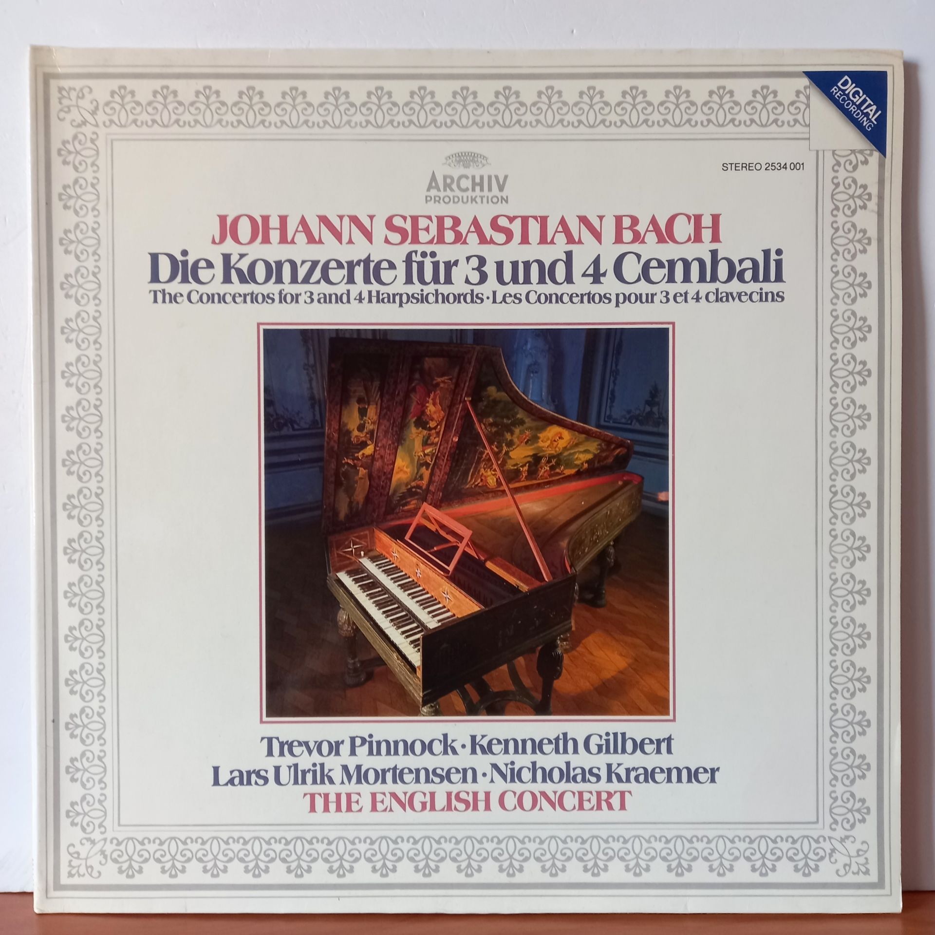 JOHANN SEBASTIAN BACH - DIE KONZERTE FÜR 3 & 4 CEMBALI / KARL RICHTER, HEDWIG BILGRAM, IWONA FÜTTERER, ULRIKE SCHOTT, MÜNCHENER BACH-ORCHESTER (1981) - LP 2.EL PLAK