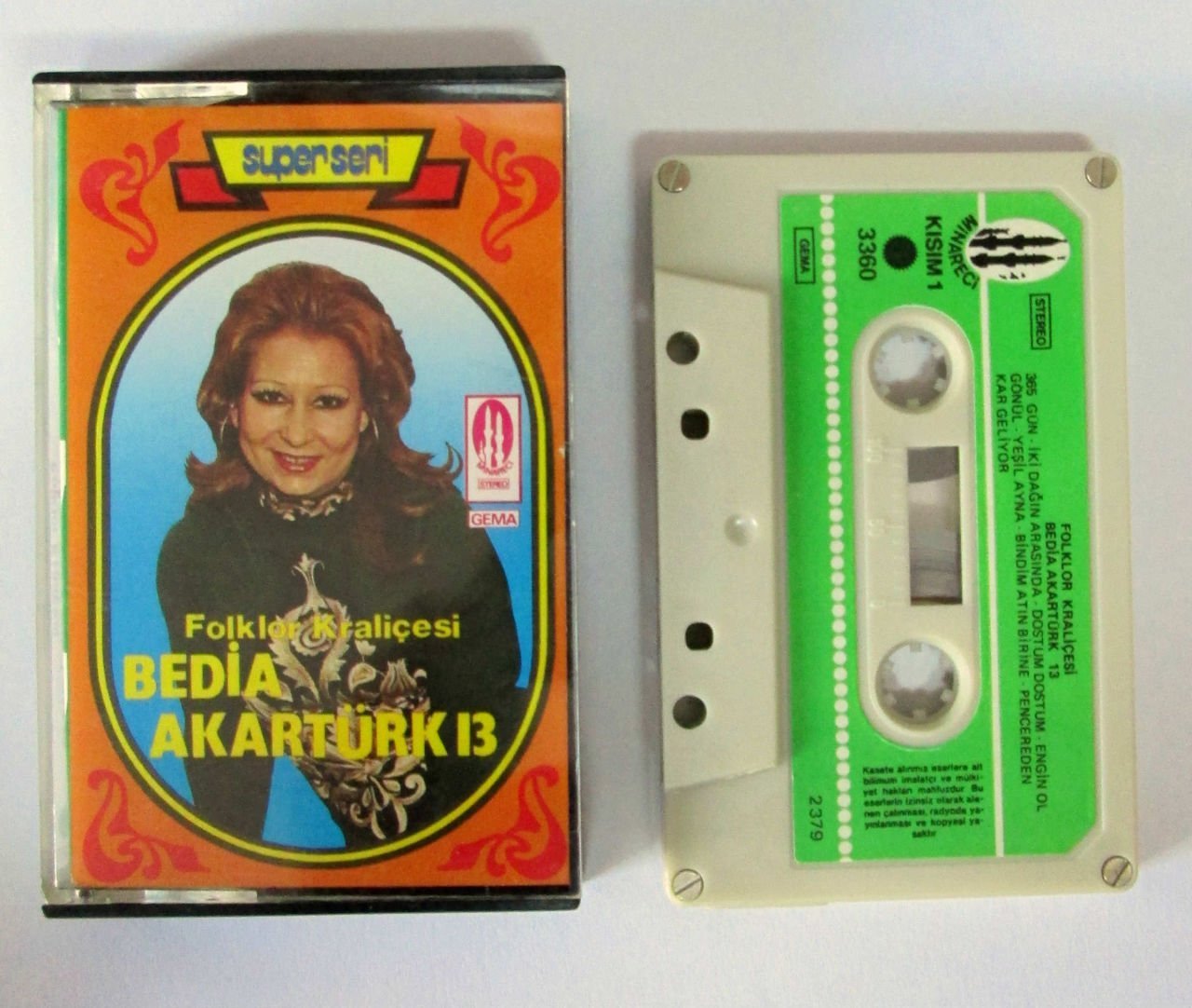 BEDİA AKARTÜRK 13 - ALMANYA KASET 2.EL