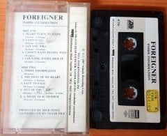 FOREIGNER - INSIDE INFORMATION (1988) MMY CASSETTE MADE IN TURKEY ''USED''