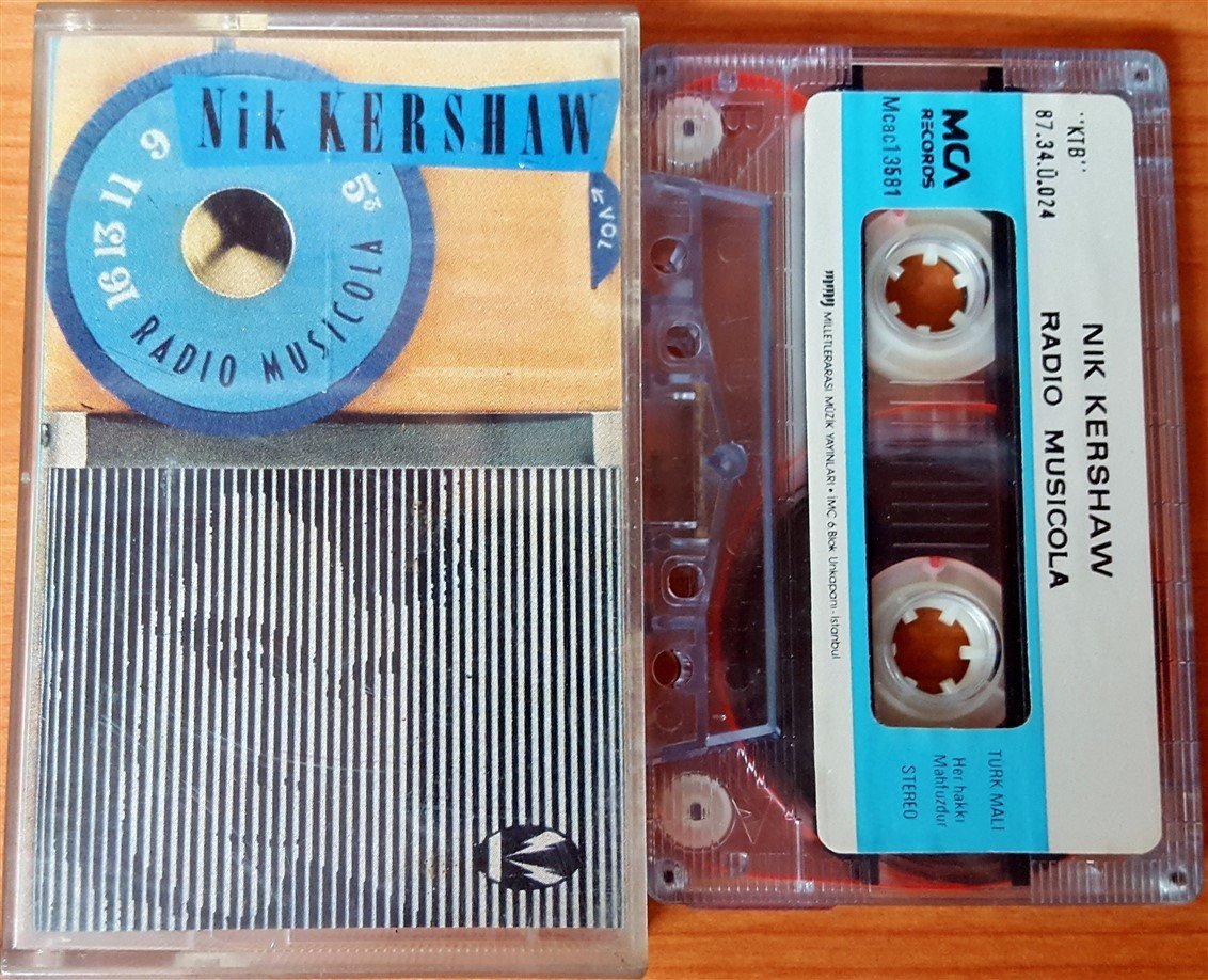 NIK KERSHAW - RADIO MUSICOLA (1987) MMY CASSETTE MADE IN TURKEY ''USED'' PAPER LABEL