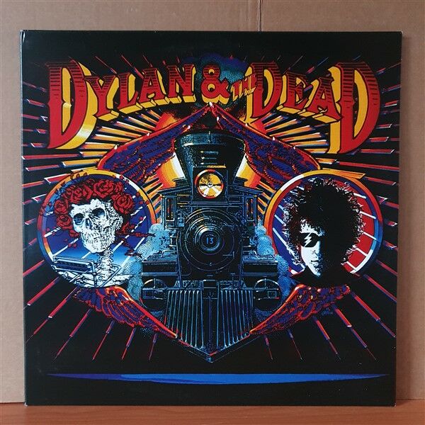BOB DYLAN & THE GRATEFUL DEAD - DYLAN & THE DEAD (2018) - LP LIMITED EDITION RED & BLUE TIE DYE REISSUE 2.EL PLAK