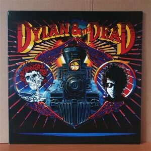 BOB DYLAN & THE GRATEFUL DEAD - DYLAN & THE DEAD (2018) - LP LIMITED EDITION RED & BLUE TIE DYE REISSUE 2.EL PLAK