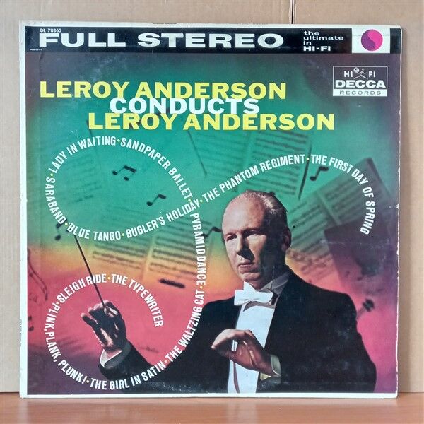 LEROY ANDERSON – LEROY ANDERSON CONDUCTS LEROY ANDERSON (1959) - LP 2.EL PLAK