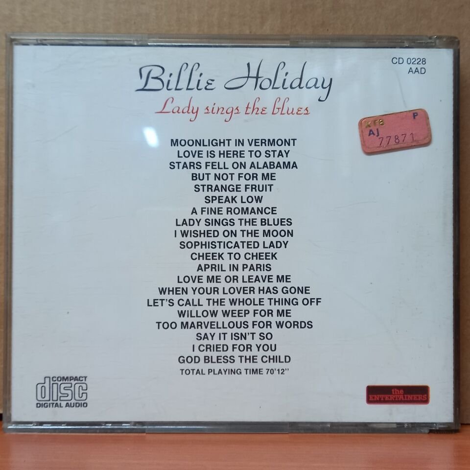 BILLIE HOLIDAY - LADY SINGS THE BLUES (1987) - CD 2.EL