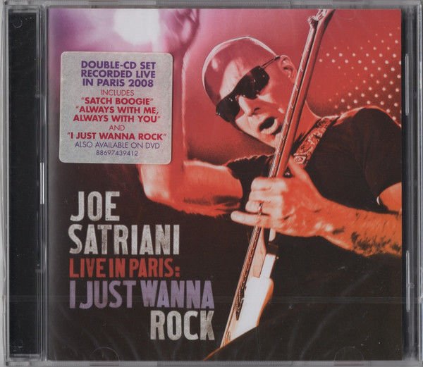JOE SATRIANI – LIVE IN PARIS: I JUST WANNA ROCK (2009) - 2xCD AMBALAJINDA SIFIR