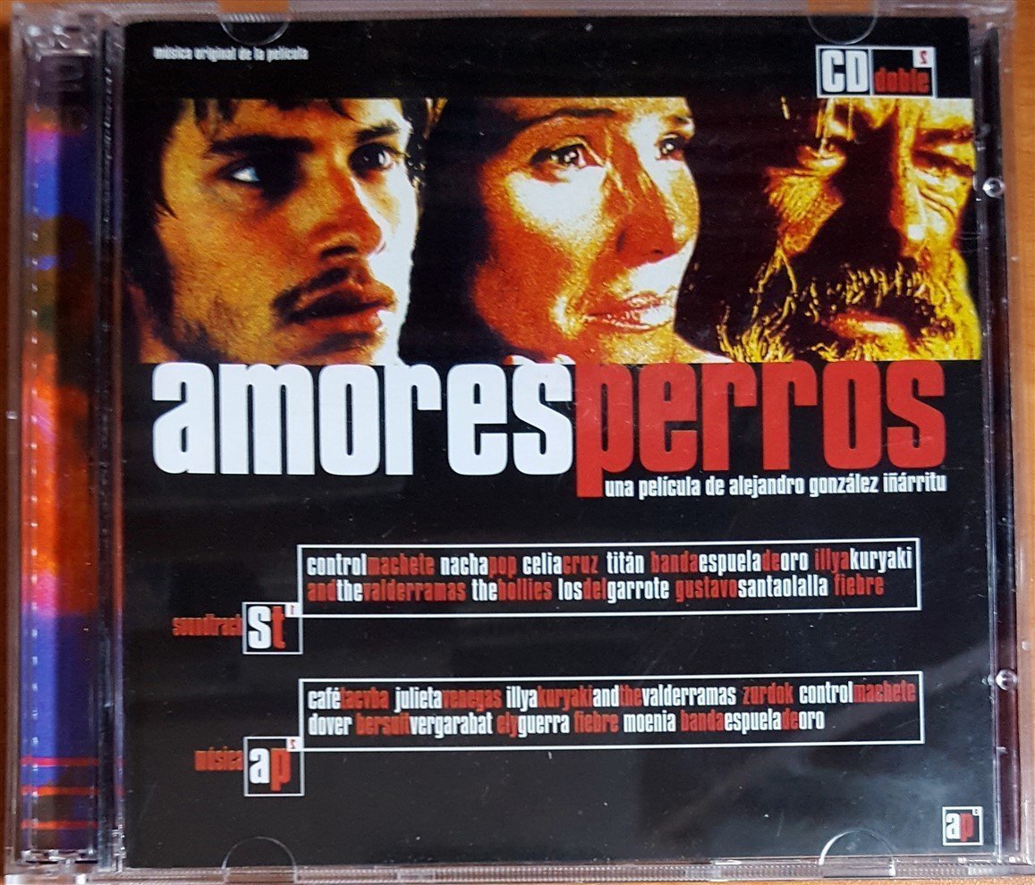 AMORES PERROS SOUNDTRACK / CELIA CRUZ, NACHA POP, FIEBRE, MOENIA, THE HOLLIES (2000) 2CD 2.EL